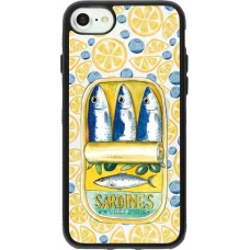 iPhone 7 / 8 / SE (2020, 2022) Case Hülle - Silikon schwarz Sardines in oil 2026