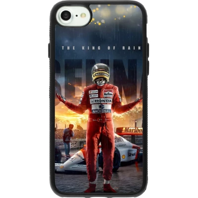 Coque iPhone 7 / 8 / SE (2020, 2022) - Silicone rigide noir Senna The King of Rain