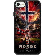 iPhone 7 / 8 / SE (2020, 2022) Case Hülle - Silikon schwarz Fussball Norwegen splash 2026