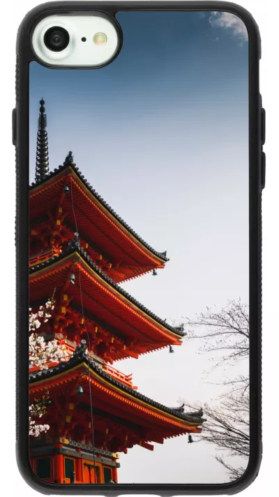 iPhone 7 / 8 / SE (2020, 2022) Case Hülle - Silikon schwarz Spring 23 Japan