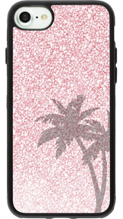 Coque iPhone 7 / 8 / SE (2020, 2022) - Silicone rigide noir Summer 2021 01