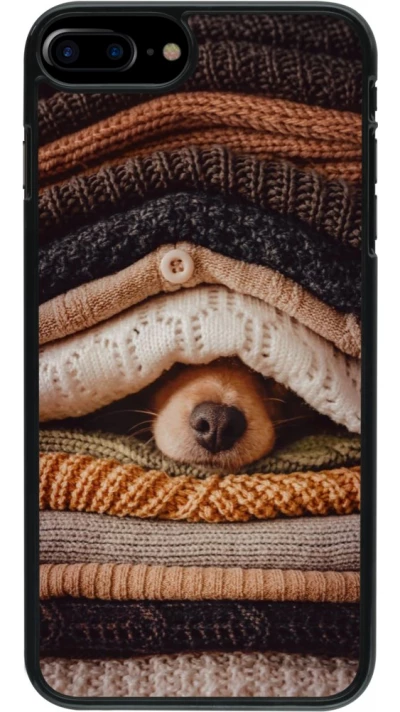 Coque iPhone 7 Plus / 8 Plus - Autumn 26 Dog under the covers
