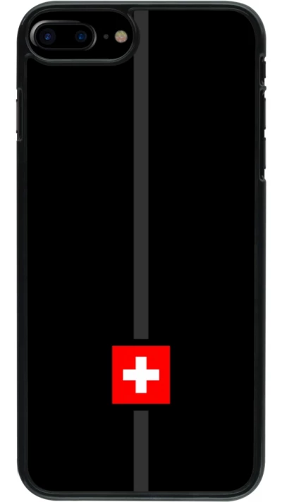 iPhone 7 Plus / 8 Plus Case Hülle - Kanton CH schwarz