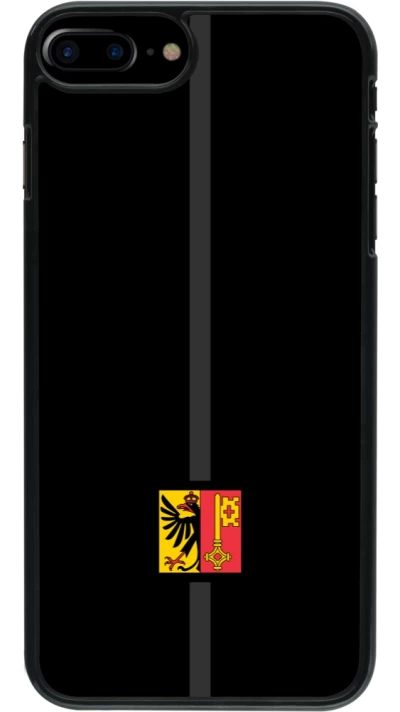 iPhone 7 Plus / 8 Plus Case Hülle - Kanton GE schwarz
