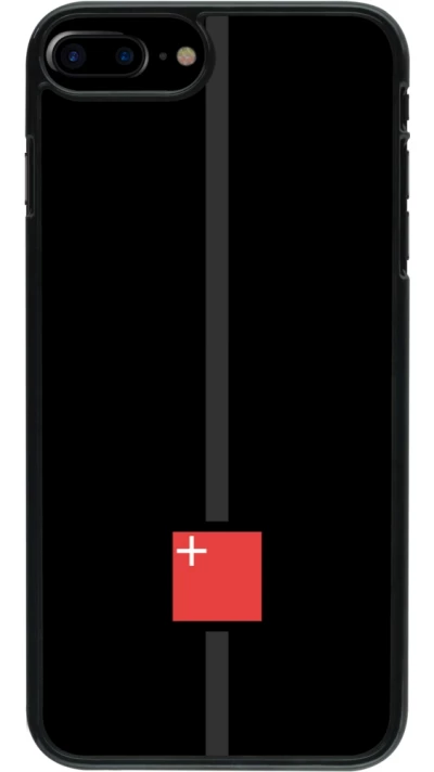 iPhone 7 Plus / 8 Plus Case Hülle - Kanton SZ schwarz