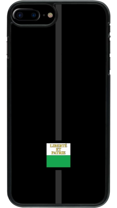 iPhone 7 Plus / 8 Plus Case Hülle - Kanton VD schwarz