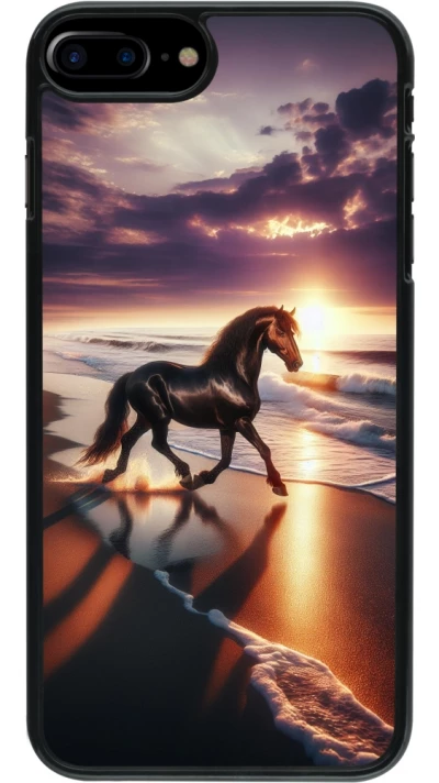 iPhone 7 Plus / 8 Plus Case Hülle - Pferd majestätisch Strand
