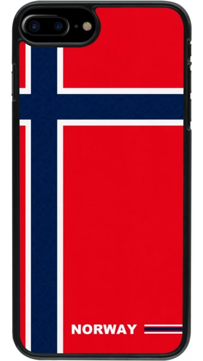 iPhone 7 Plus / 8 Plus Case Hülle - Norwegen 2026 personalisierbares Fussballtrikot