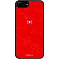 iPhone 7 Plus / 8 Plus Case Hülle - Schweiz 2026 personalisierbares Fussballtrikot
