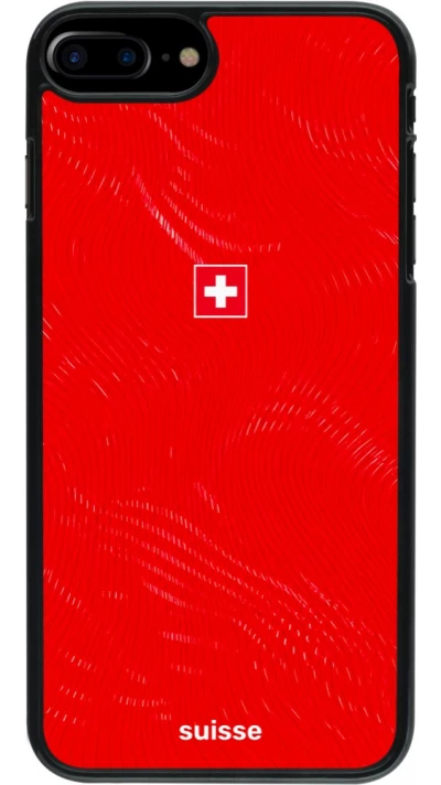 iPhone 7 Plus / 8 Plus Case Hülle - Schweiz 2026 personalisierbares Fussballtrikot