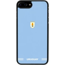 Coque iPhone 7 Plus / 8 Plus - Maillot de football Uruguay 2026 personnalisable