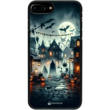 iPhone 7 Plus / 8 Plus Case Hülle - Halloween Spukstadt