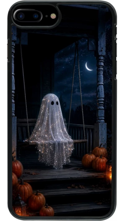 Coque iPhone 7 Plus / 8 Plus - Halloween 2026 Ghost on a swing