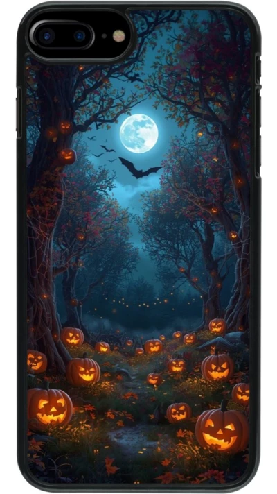 Coque iPhone 7 Plus / 8 Plus - Halloween 2026 Road of Pumpkins