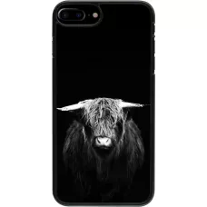 Coque iPhone 7 Plus / 8 Plus - Highland calf black