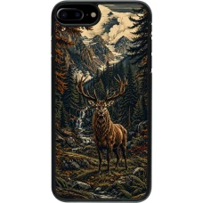iPhone 7 Plus / 8 Plus Case Hülle - Linocut Reh