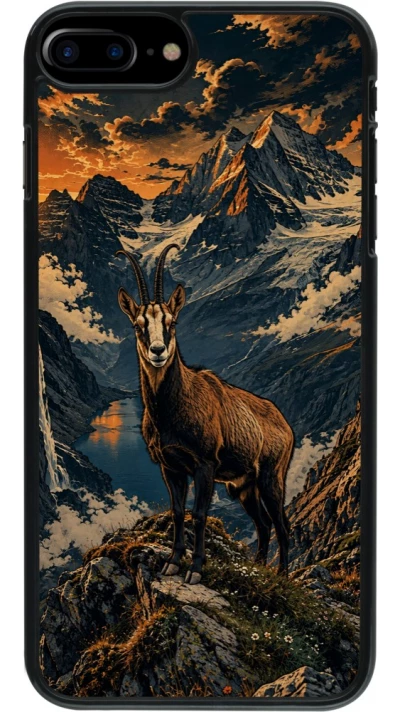 Coque iPhone 7 Plus / 8 Plus - Linocut Chamois