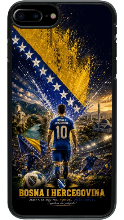 iPhone 7 Plus / 8 Plus Case Hülle - Fussball Bosnien und Herzegowina splash 2026