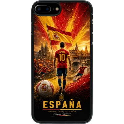 Coque iPhone 7 Plus / 8 Plus - Football Espagne splash 2026