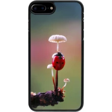 Coque iPhone 7 Plus / 8 Plus - Ladybird on a mushroom Spring 2026