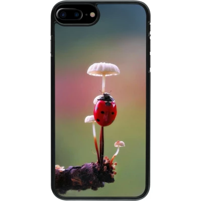 Coque iPhone 7 Plus / 8 Plus - Ladybird on a mushroom Spring 2026