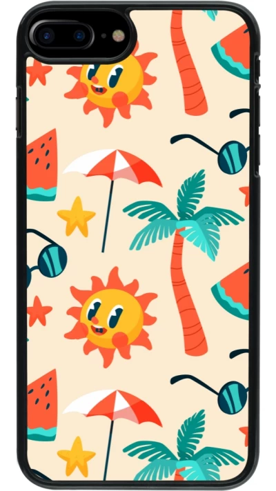 Coque iPhone 7 Plus / 8 Plus - Summer 2025 Pattern soleil