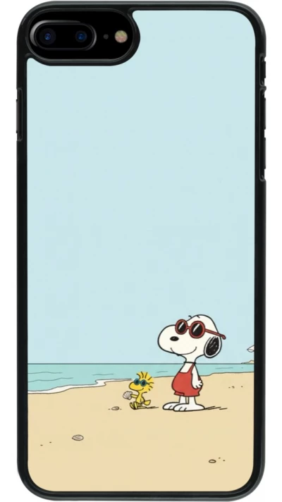 Coque iPhone 7 Plus / 8 Plus - Snoopy on the beach Summer 2026