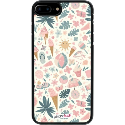 Coque iPhone 7 Plus / 8 Plus - Summer Pink Pattern