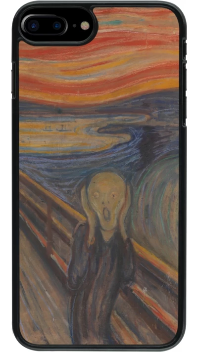 Coque iPhone 7 Plus / 8 Plus - Tableau art - Le Cri - Edvard Munch