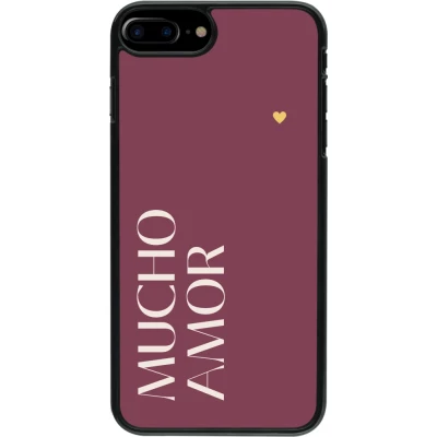 iPhone 7 Plus / 8 Plus Case Hülle - Valentine 2024 mucho amor rosado