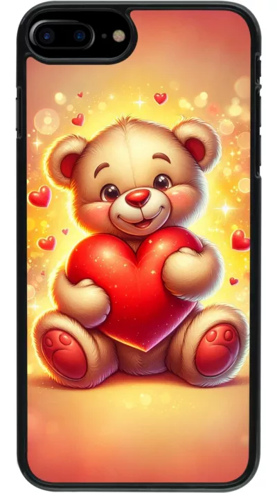 Coque iPhone 7 Plus / 8 Plus - Valentine 2024 Teddy love
