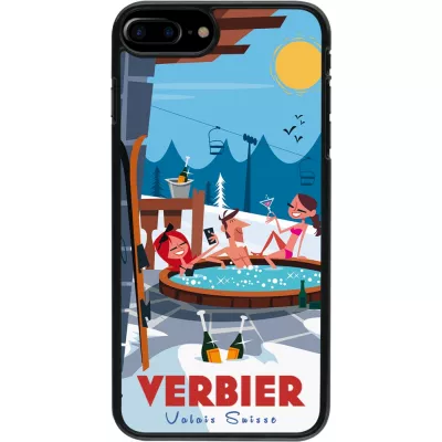 Coque iPhone 7 Plus / 8 Plus - Verbier Mountain Jacuzzi