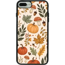 iPhone 7 Plus / 8 Plus Case Hülle - Silikon schwarz Autumn 25 Autumn pattern