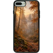 Coque iPhone 7 Plus / 8 Plus - Silicone rigide noir Autumn 26 Autumn walk