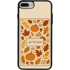 Coque iPhone 7 Plus / 8 Plus - Silicone rigide noir Autumn 26 Hello autumn