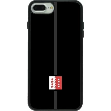 Coque iPhone 7 Plus / 8 Plus - Silicone rigide noir Canton VS noir