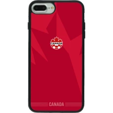iPhone 7 Plus / 8 Plus Case Hülle - Silikon schwarz Kanada 2026 personalisierbares Fussballtrikot