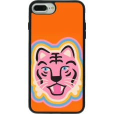 Coque iPhone 7 Plus / 8 Plus - Silicone rigide noir Lion colors 2026