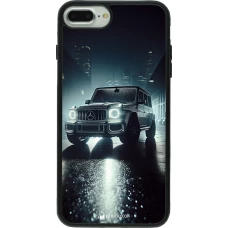 Coque iPhone 7 Plus / 8 Plus - Silicone rigide noir Mercedes G AMG Night