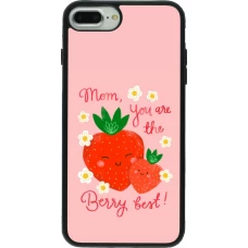 iPhone 7 Plus / 8 Plus Case Hülle - Silikon schwarz Mom 2026 Berry best