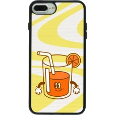 iPhone 7 Plus / 8 Plus Case Hülle - Silikon schwarz Summer drink 2026