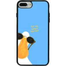 iPhone 7 Plus / 8 Plus Case Hülle - Silikon schwarz Tell me about yourself Summer 2026