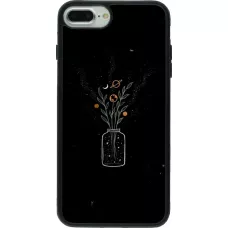 Coque iPhone 7 Plus / 8 Plus - Silicone rigide noir Vase black