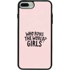 Coque iPhone 7 Plus / 8 Plus - Silicone rigide noir Womens day 2026 3