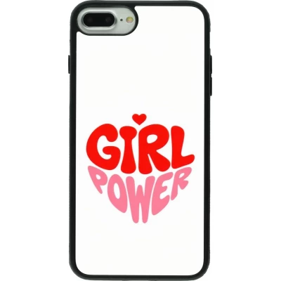 Coque iPhone 7 Plus / 8 Plus - Silicone rigide noir Womens day 2026 6