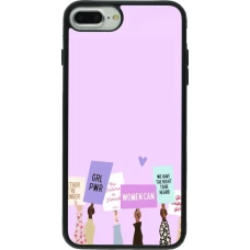 Coque iPhone 7 Plus / 8 Plus - Silicone rigide noir Womens day 2026 9