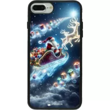 iPhone 7 Plus / 8 Plus Case Hülle - Silikon schwarz Weihnachten 2023 Verzauberter Weihnachtsmann