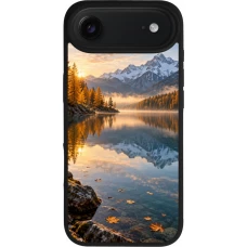 Coque iPhone Air - Silicone rigide noir Autumn 26 Autumn lake
