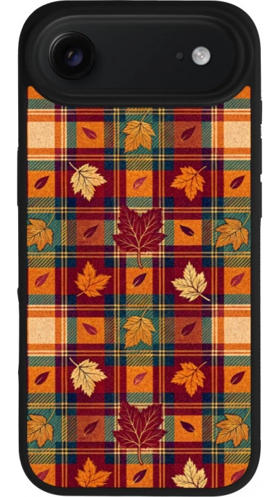 Coque iPhone Air - Silicone rigide noir Autumn 26 Autumn pattern
