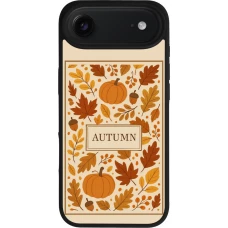 Coque iPhone Air - Silicone rigide noir Autumn 26 Hello autumn